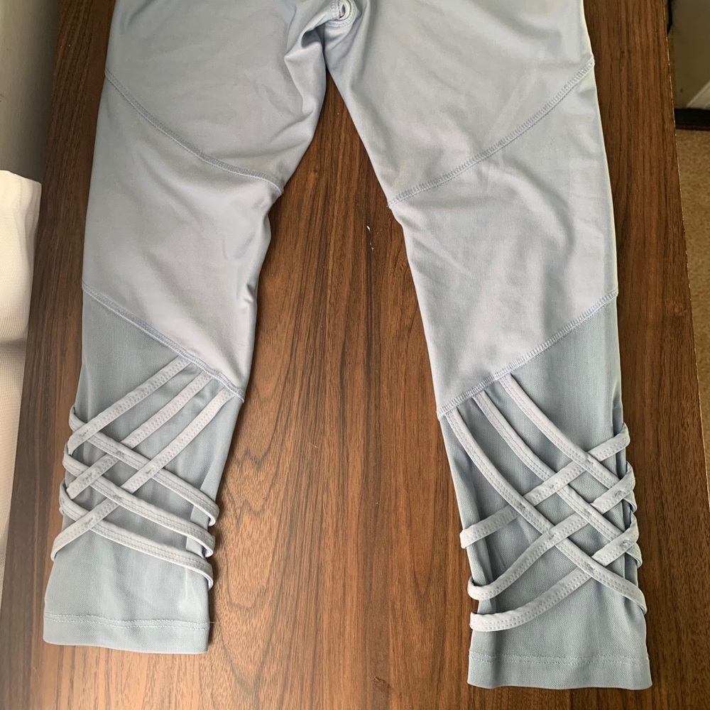 Blue Capri leggings